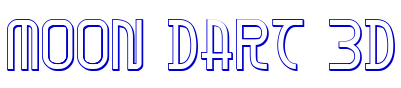 Moon Dart 3D 字体